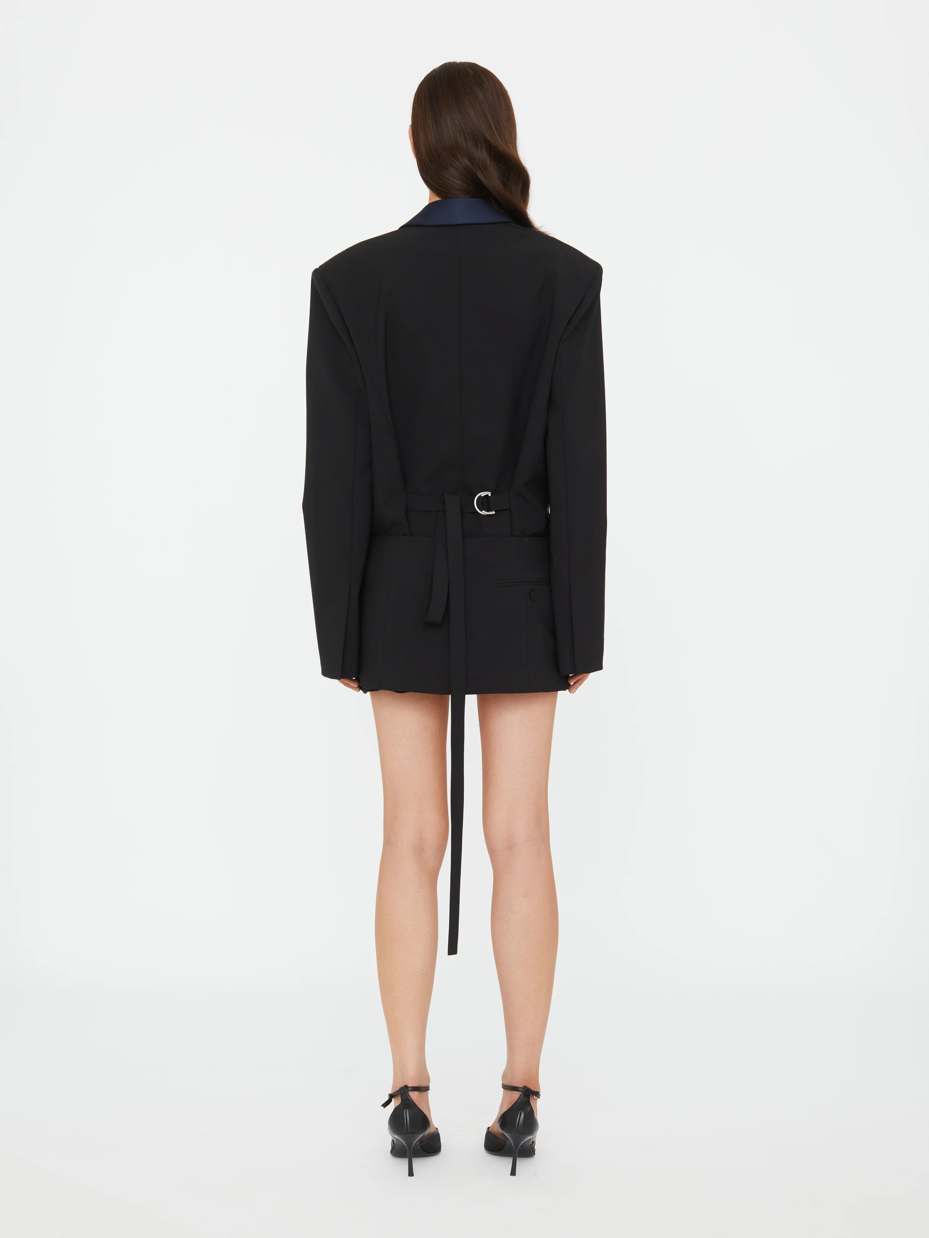 Tuxedo Contrast Wool Blazer - Image 5