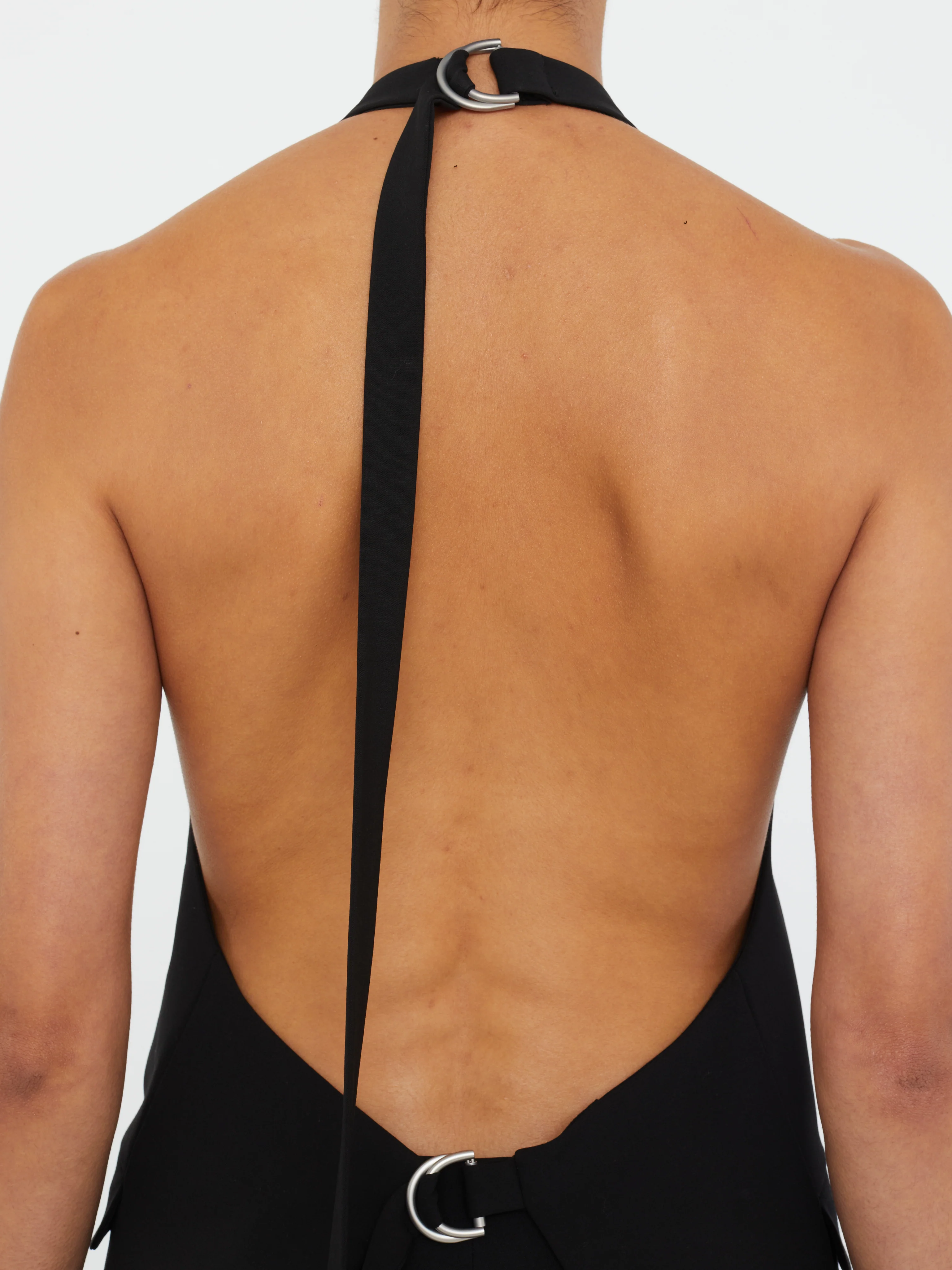 Tuxedo Contrast Wool Vest - Image 6