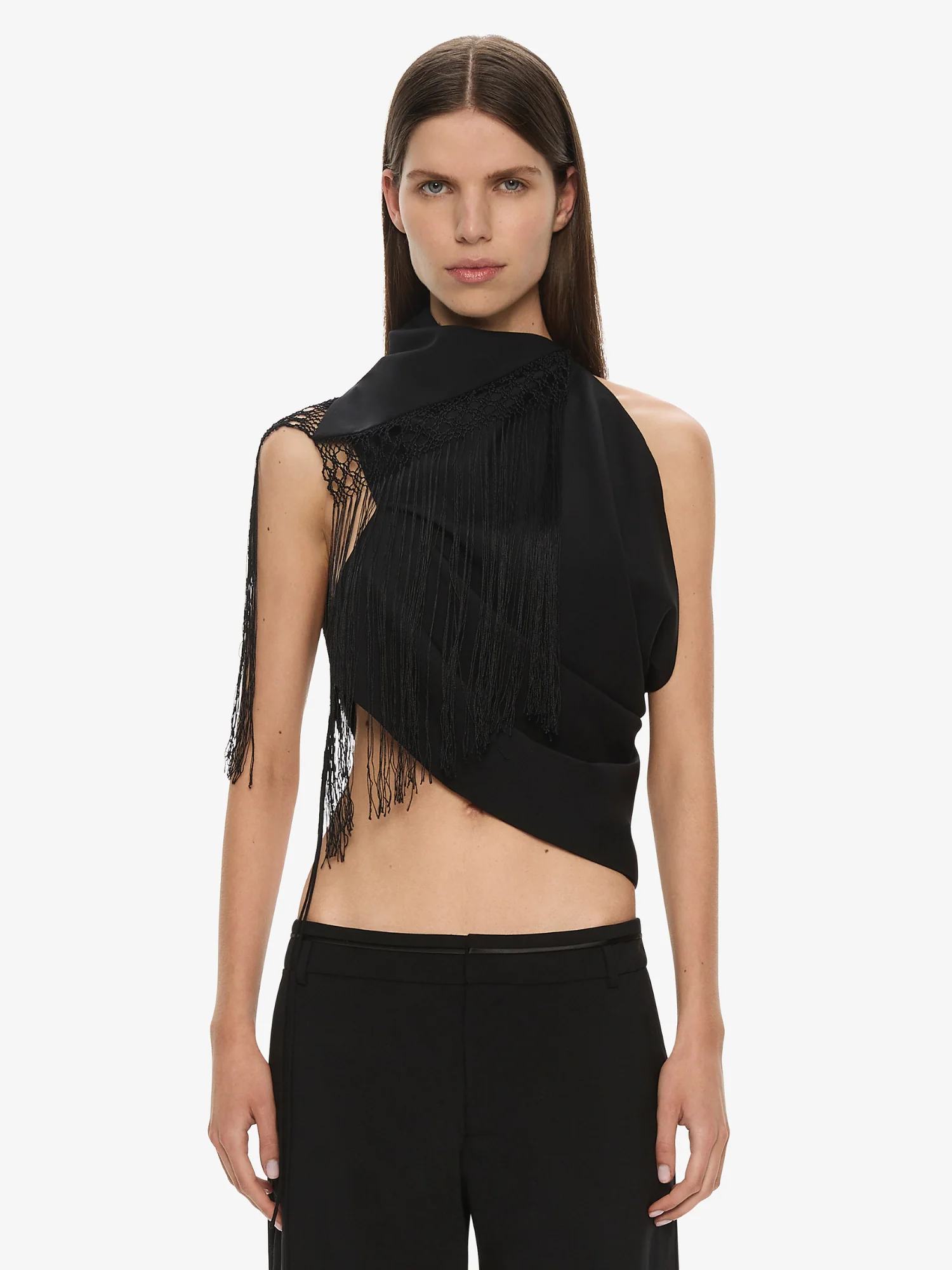 Unravel Macrame Wrap Top