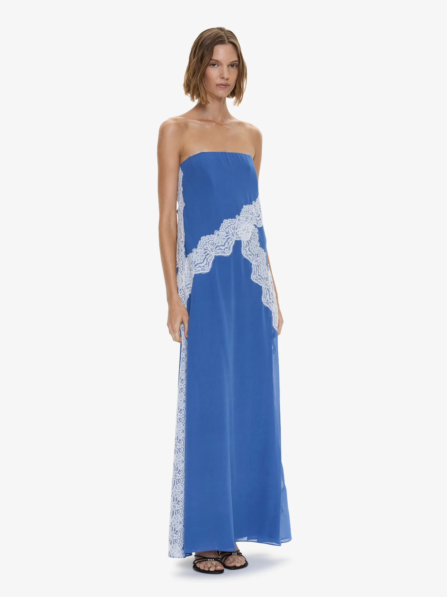 Verve Lace Strapless Dress - Image 2