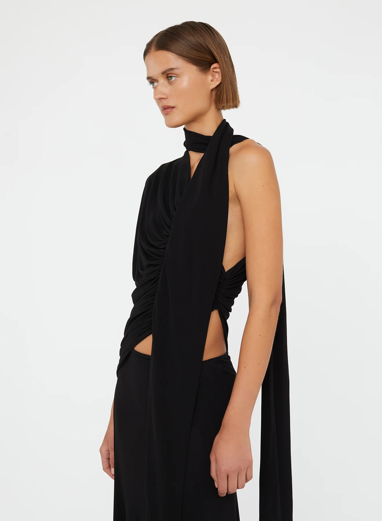 Vienna Jersey Scarf Dress - Image 2