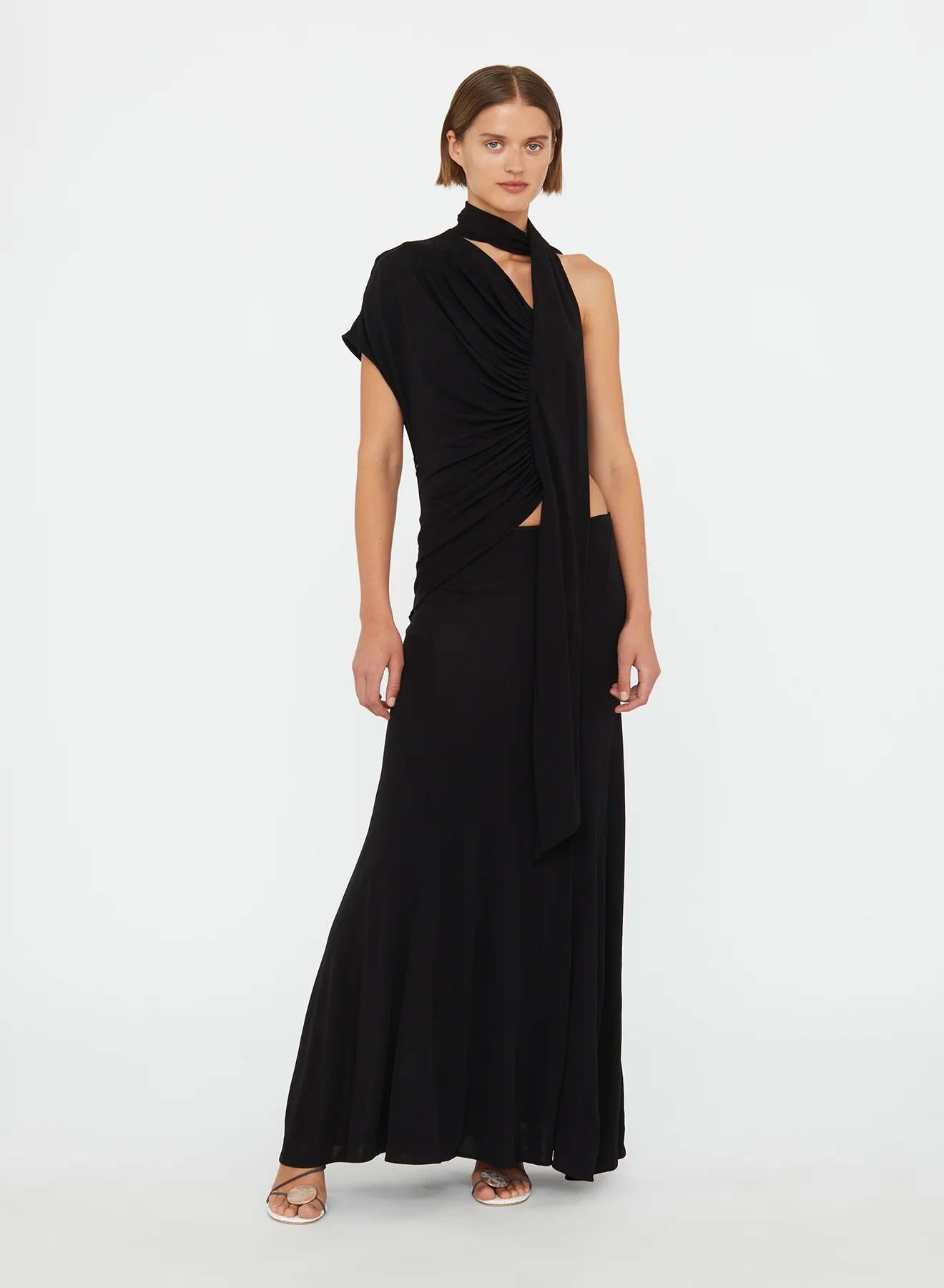 Vienna Jersey Scarf Dress - Image 4