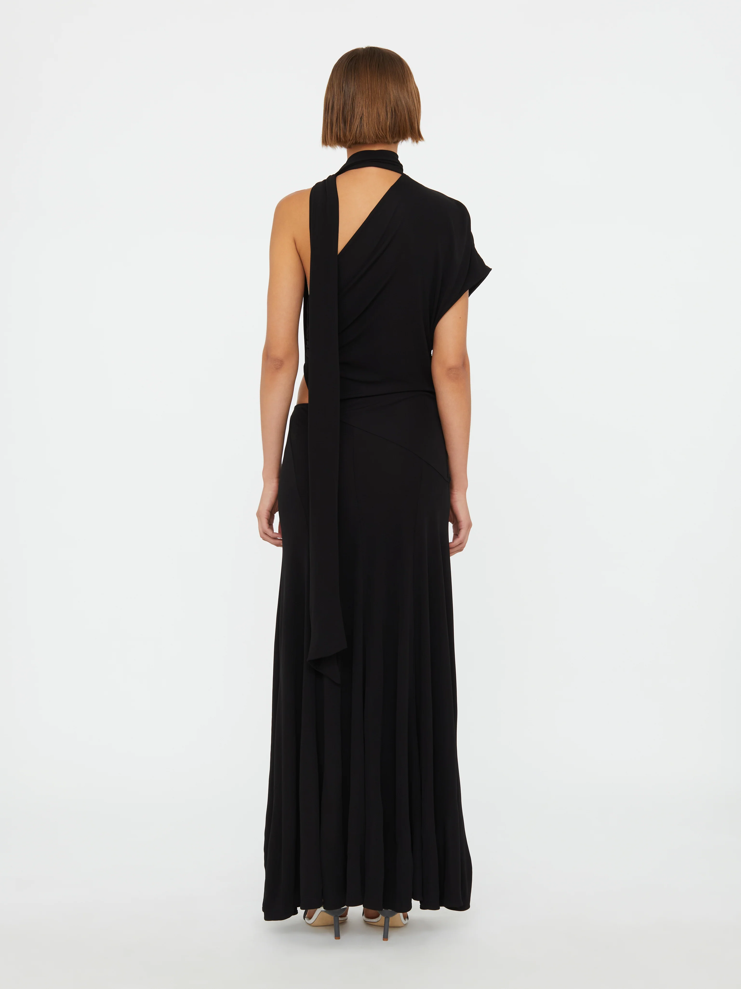 Vienna Jersey Scarf Dress - Image 5