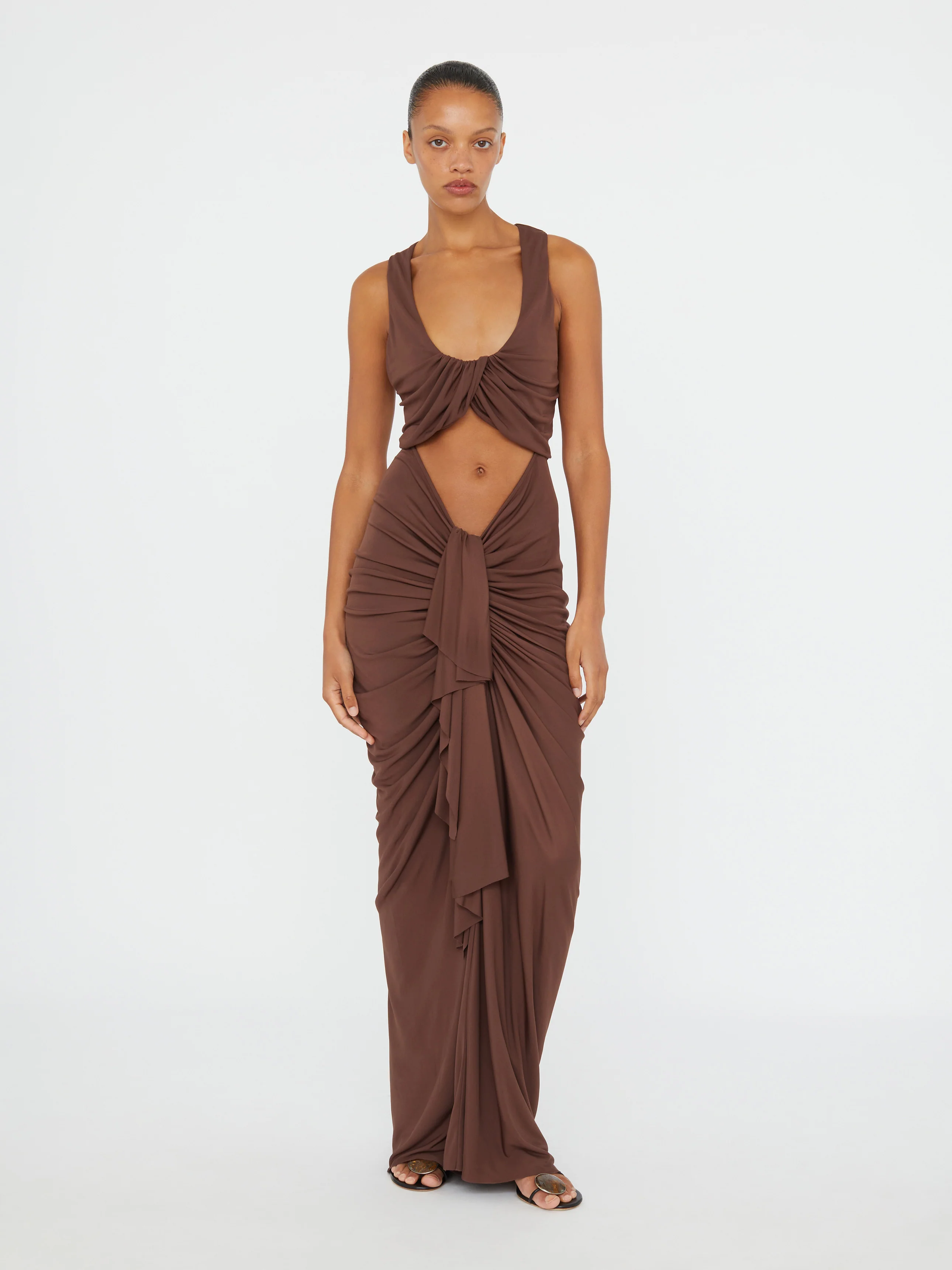 Vivenda Drape Front Dress - Image 5